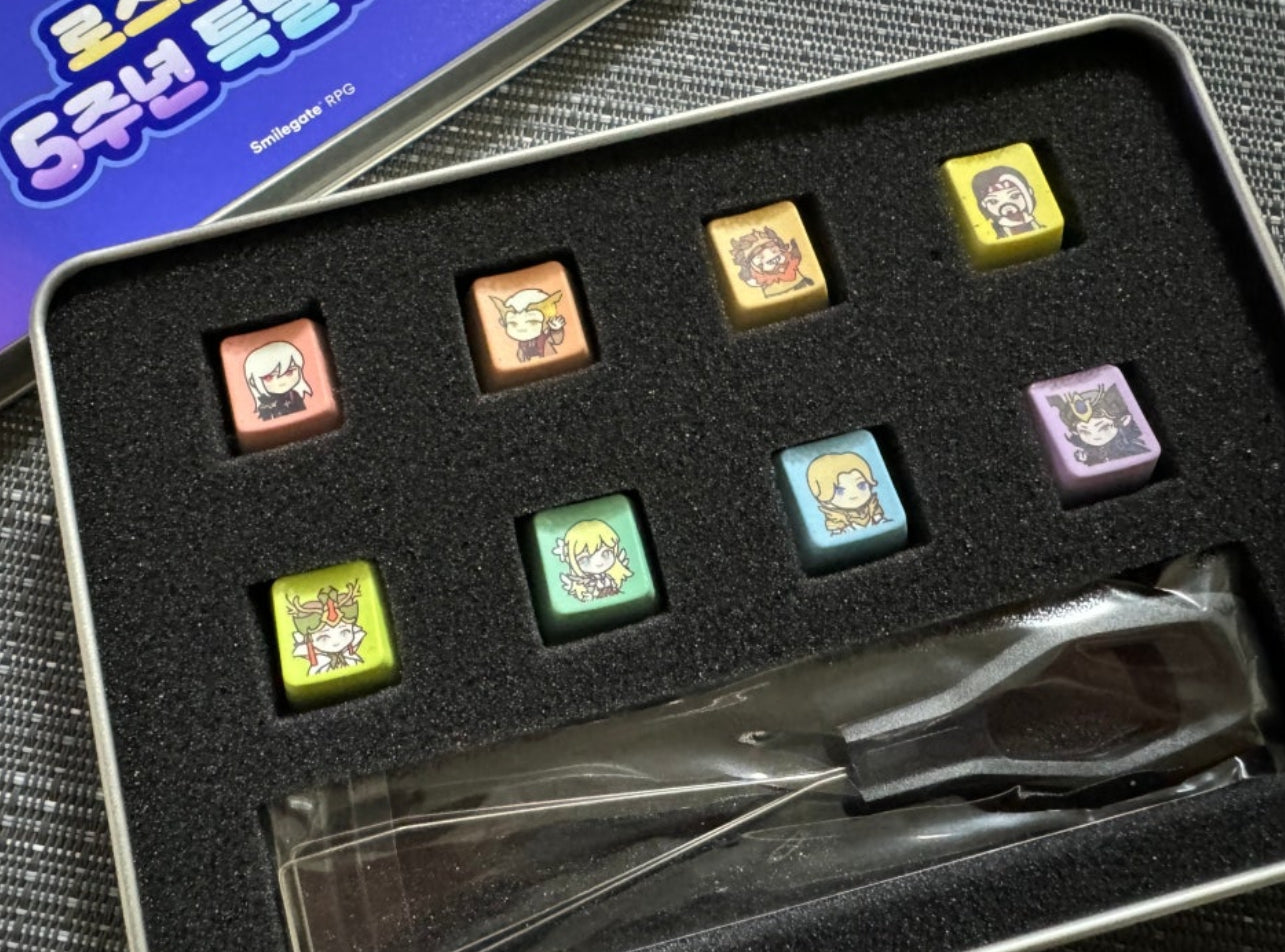 Official Lost Ark 2024 5th Anniversary Keyboard Keycaps Mokoko