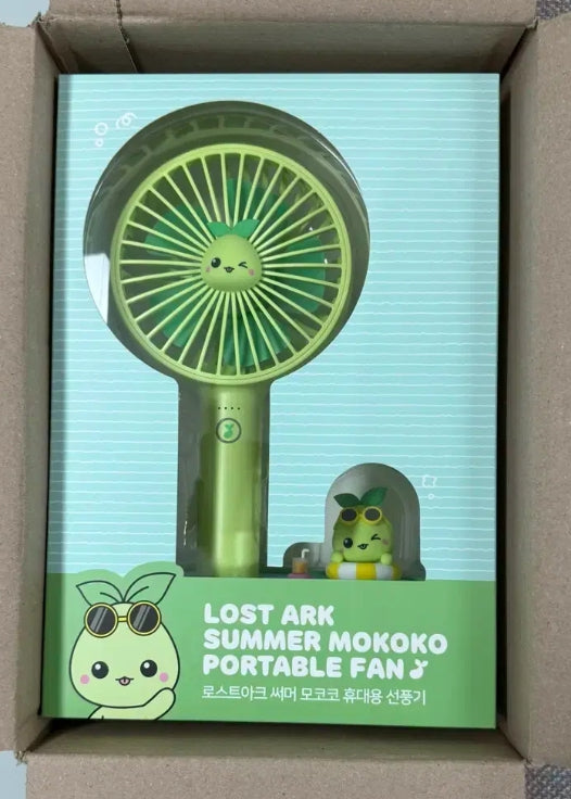 Lost Ark Mokoko Summer Portable Rechargeable Fan MD Mini Handy Air Cooler