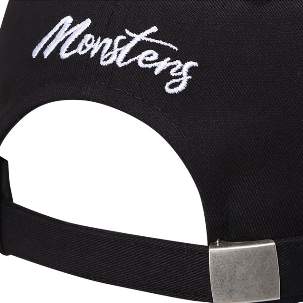 Official MD MONSTERS Baseball Buckle Cap Hat 2colors 'A CLEAN SWEEP' GOODS