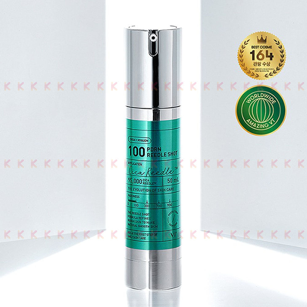 VT COSMETICS PDRN + CICA Reedle Shot 100 Essence/ 50mL Skin Care Ginseng