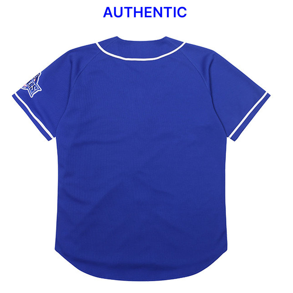 Official MD MONSTERS Baseball Authentic Away Blue Uniform Jersey + White Marking Kit