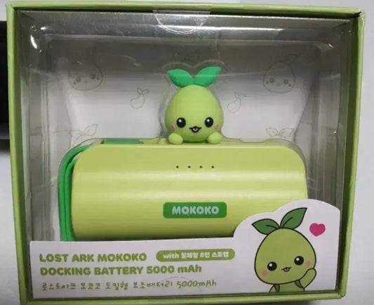 Mokoko Docking Type Auxiliary Battery 5000mAh USB C-type 8pin 2 in 1 Lost Ark MD